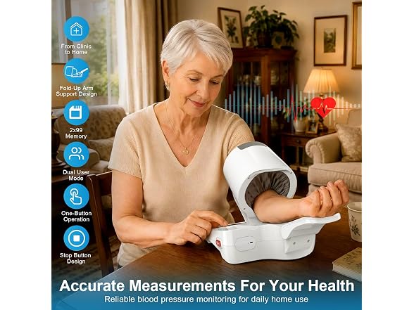 ODGG No-Wrap Upper Arm BP Monitor