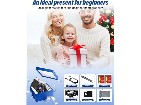 Bhagdaoe 2025 New 4K Digital Camera