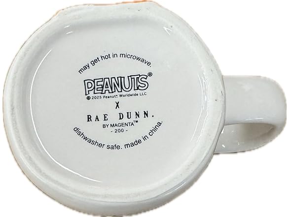 Rae Dunn Peanuts Halloween Ceramic Halloween Mug