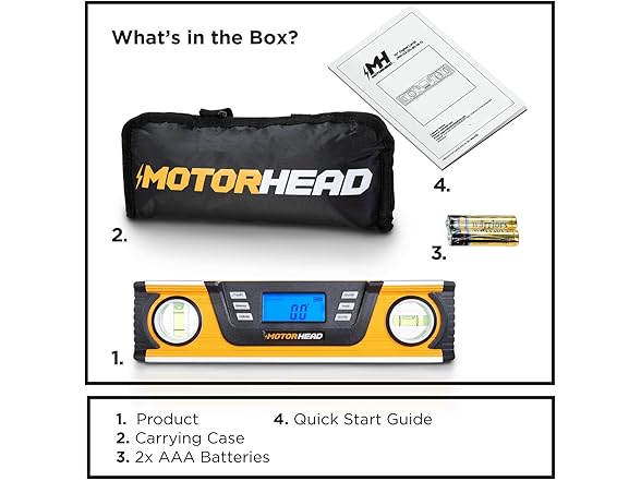 MOTORHEAD Digital Level - Choose Size