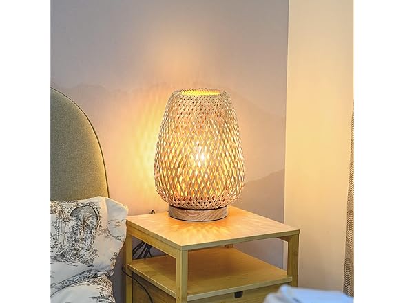 Brightever Rattan Table Lamp
