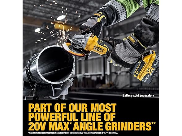 DEWALT DCG410VSB 20V MAX* XR 4-1/2. in. Grinder