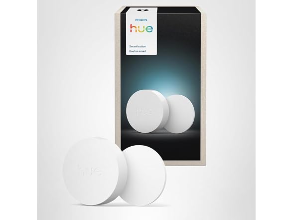 PHILIPS Hue Wireless Smart Light Switch Button, White, 1 Pk