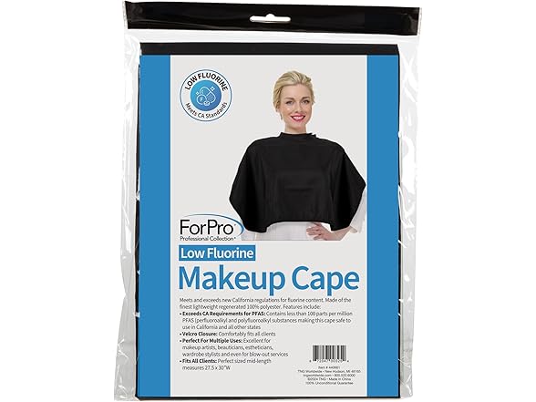 ForPro Low Fluorine Makeup Cape