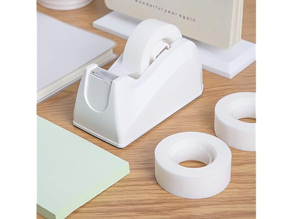 Amazon Basics Tape Dispenser with Refill Rolls - 3/4" x 1300"