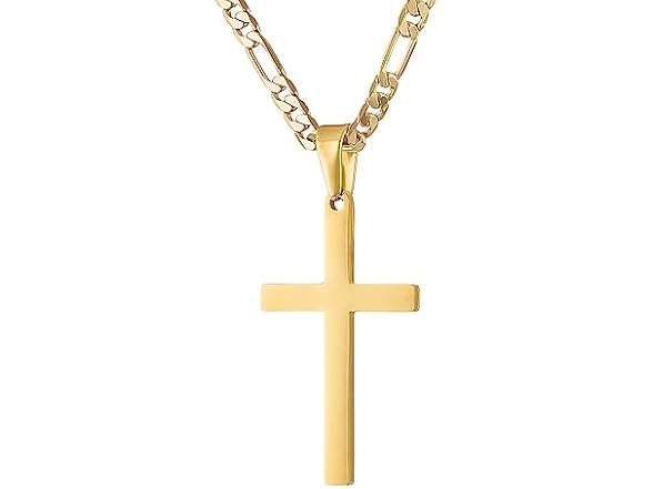 Angelus de Leon 14K Gold Figaro Chain 20in