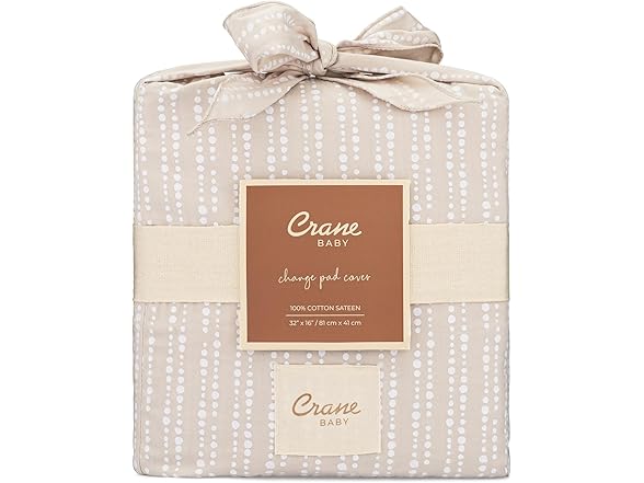Crane Baby Changing Pad Cover, 16"x32"