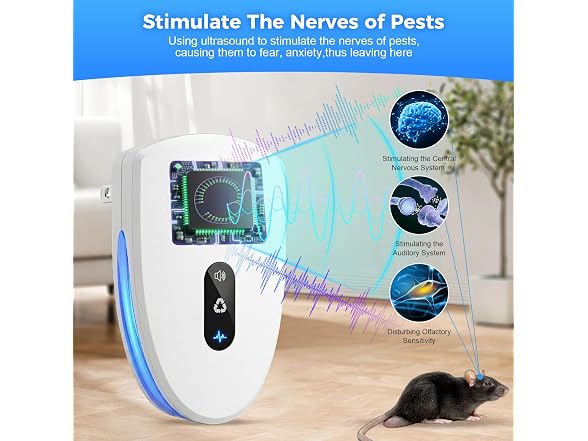 Ultrasonic Pest Repeller, 5 Pack