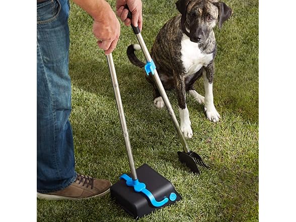Amazon Basics Pet Waste Removal Set with Swivel Bin