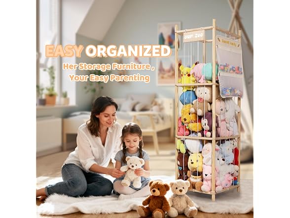 TOPHDY Stuffed Animal Storage
