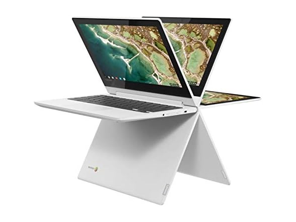 Lenovo Chromebook C330 2-in-1 Convertible Laptop, 11.6" HD Display, MediaTek MT8173C, 4GB RAM, 64GB Storage, Chrome OS, Blizzard White (Open Box)