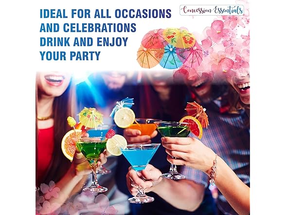 4" Cocktail Umbrellas 200ct