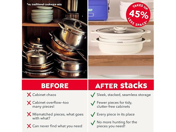 Dash Stacks Stacking Cookware Set 