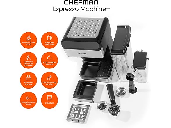 Chefman 6-in-1 Espresso Machine