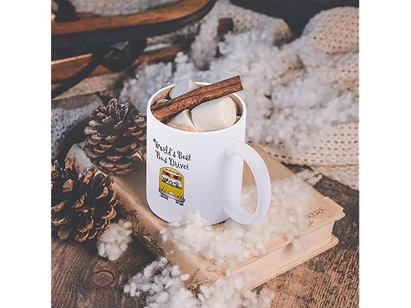 3dRose Worlds Best Bus Driver Ceramic Mug