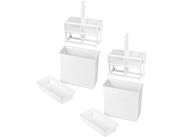 QWORK Microscope Slides Staining Jar
