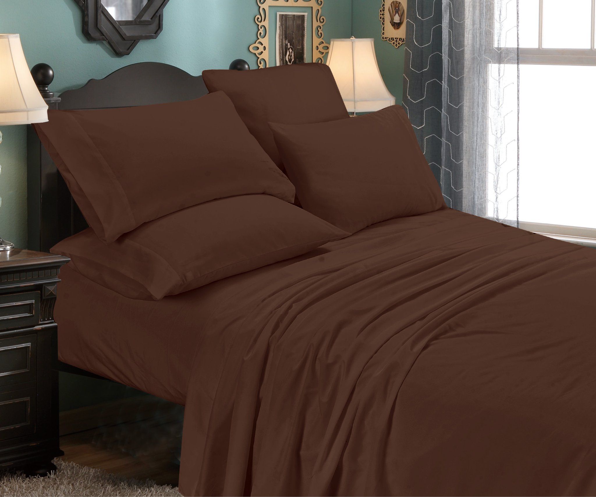 Premium Quality Super Soft Bed Sheet Set - Gallery 26