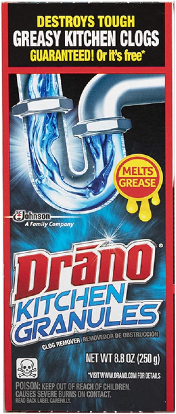 DRANO Kitchen Granules, 8.8OZ, Pack of 2 - Gallery 6