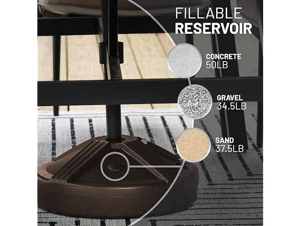 US Weight Durable Fillable Umbrella Base