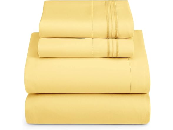 Hearth & Harbor Queen 4 Piece Bed Sheet Set