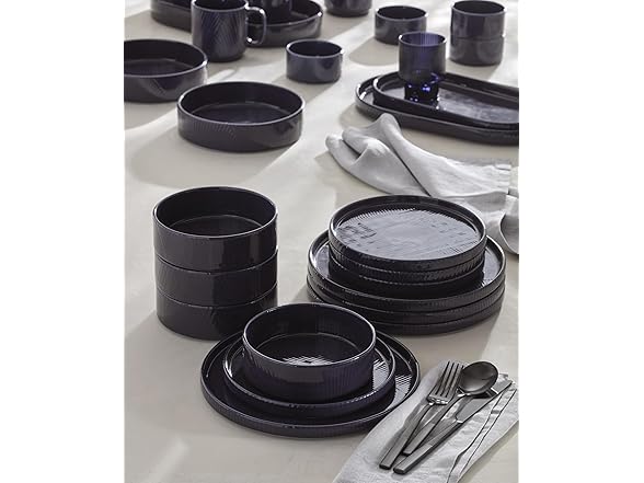 Lenox Modulus 12-Piece Dinnerware Set, Nightshade