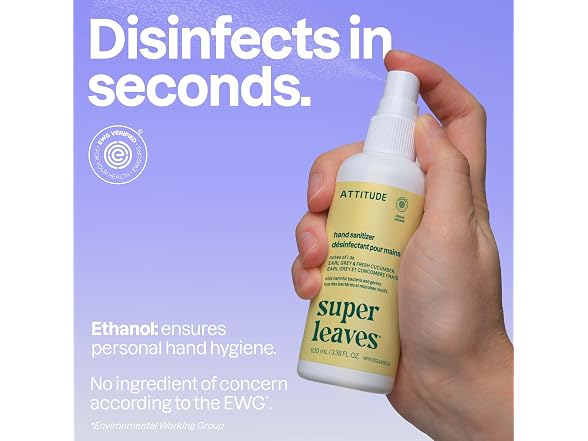 ATTITUDE Hand Sanitizer Spray EWG