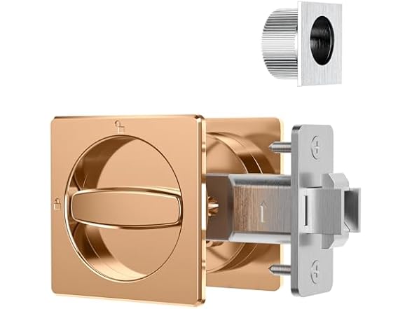 AST AST Square Pocket Door Lock with Edge P