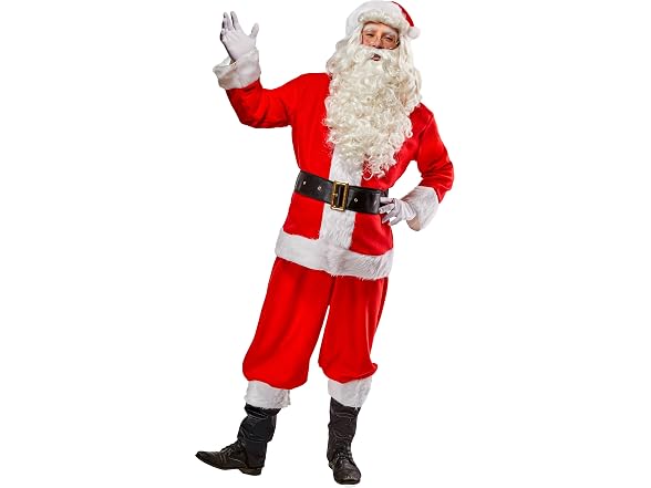 Rubies Flannel Santa Claus Suit for (3X-Large)