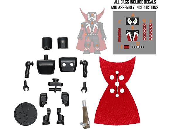 Spawn Construct-a-Figure Full Case (Series 1) 36 Blind Bags