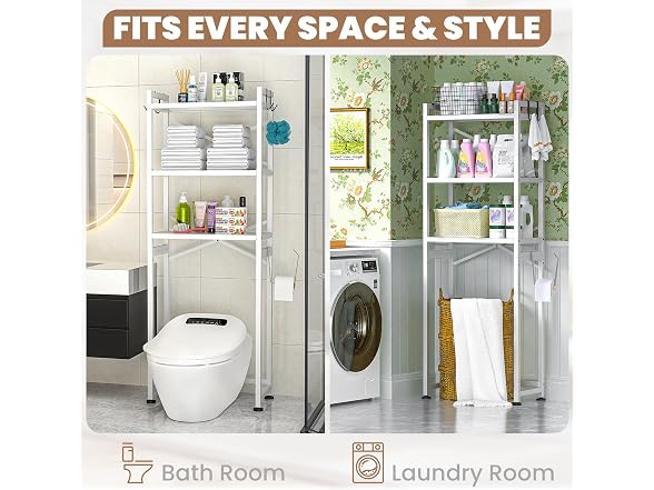 ZZL BC1205826017770 Over The Toilet Storage Rack