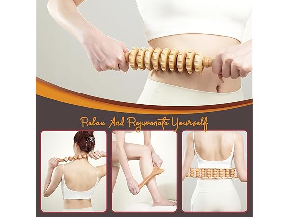 PYSEAN 7-in-1 Wood Therapy Massage Kit