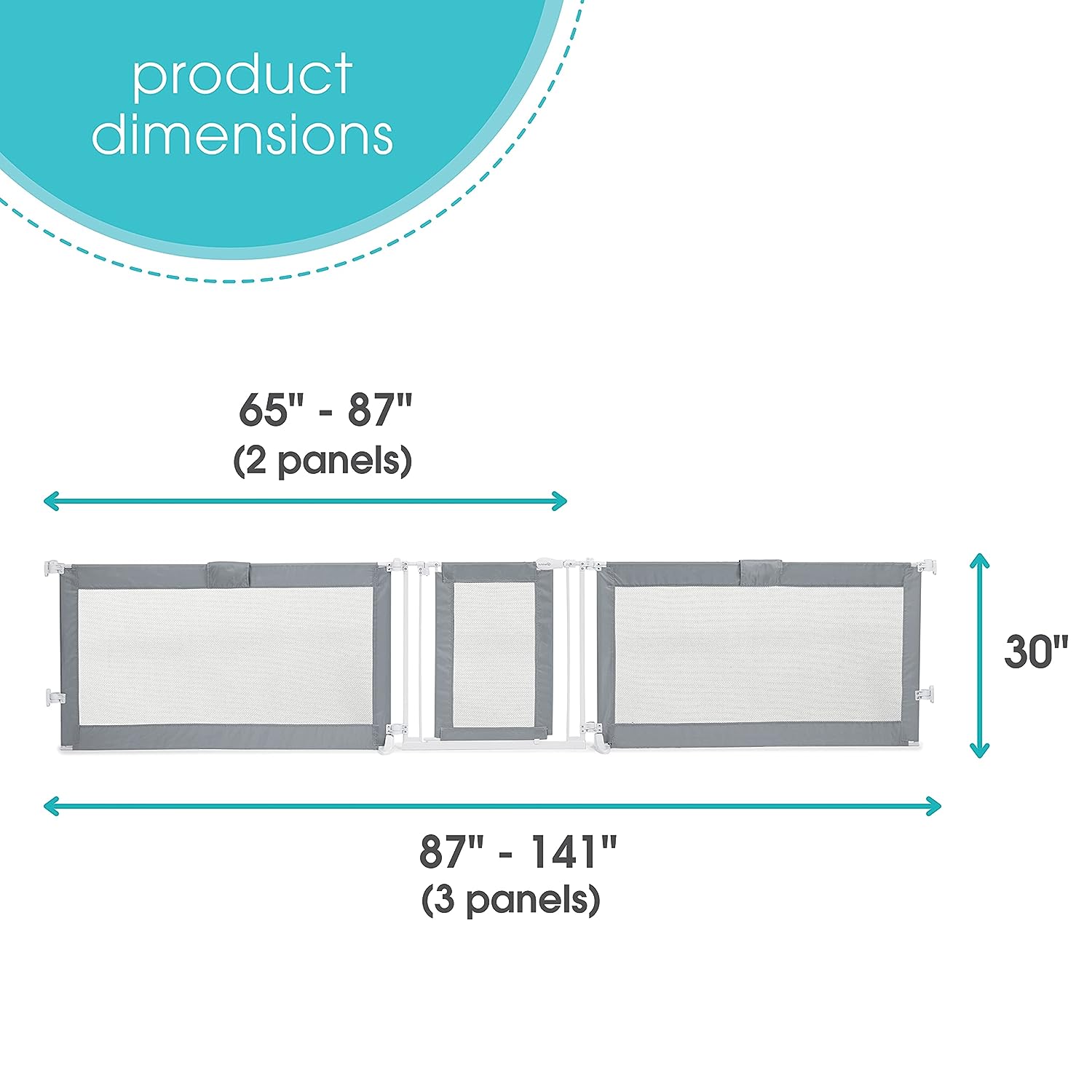 Summer Custom Fit Walk-Thru Extra Wide Gate - Gallery 8