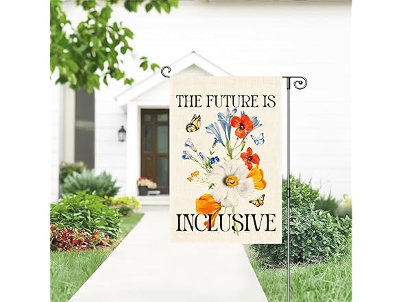 Gkodw Future is Inclusive Garden Flag