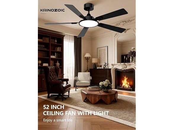 Kainozoic 52in Ceiling Fan Dual Finish