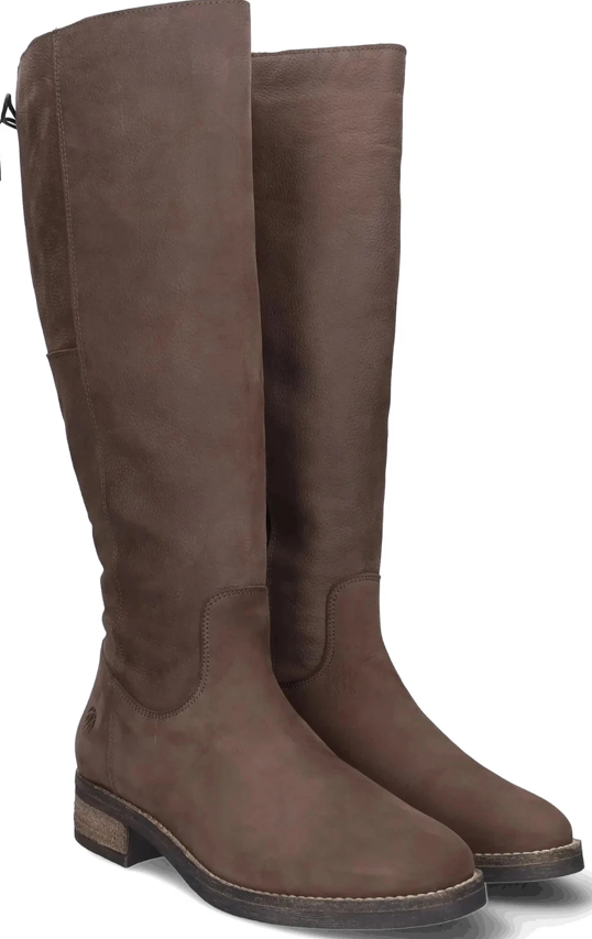 Nubuck Leather Knee High Boots - Gallery 8