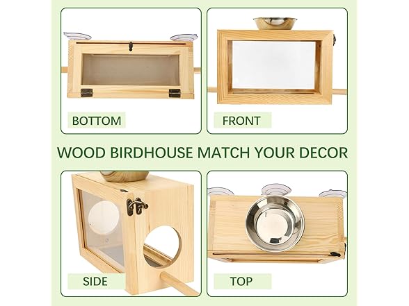 CypherX Window Bird Feeders for Outdoor
