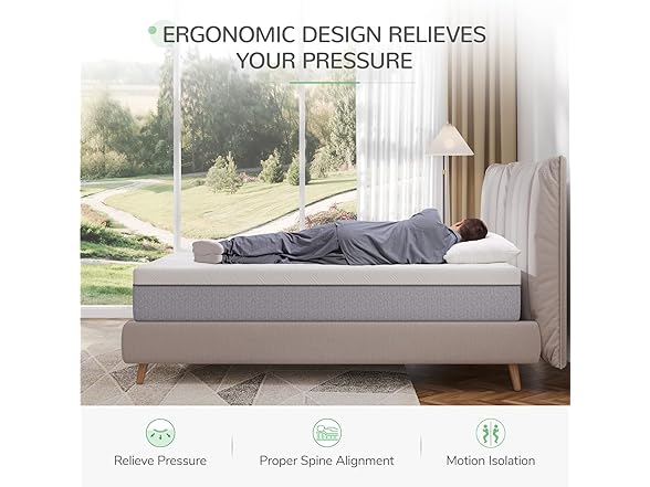 Novilla 10" Memory Foam Mattress Queen