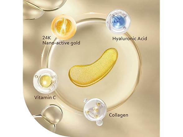Taimand 30PCS 24K Gold Under Eye Patches