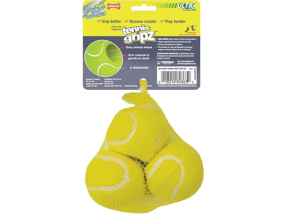 Nylabone Tennis Ball Dog Toy 3pk