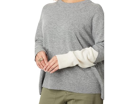 LABEL Go-to Sweater Light Grey/Putty MD
