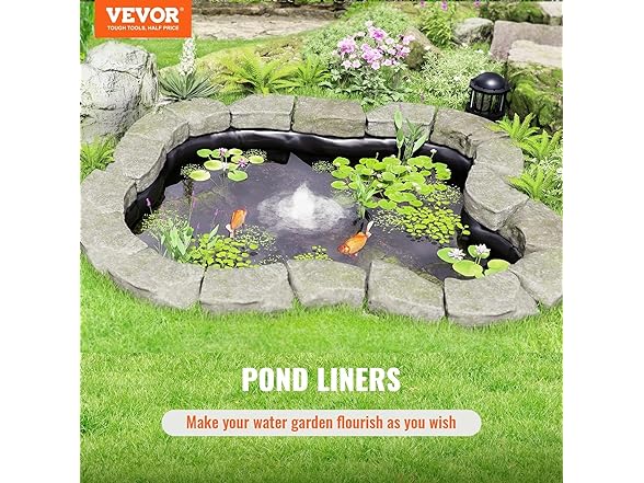 VEVOR Pond Liner, 20 x 25 ft 45 Mil Thick