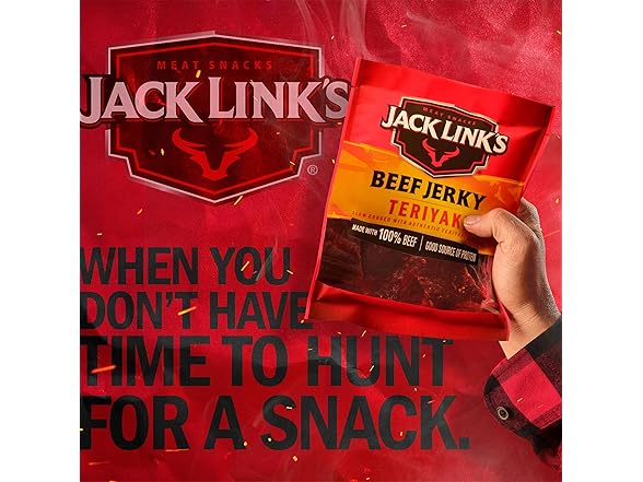 Jack Link's Beef Jerky, Teriyaki, Half Pounder