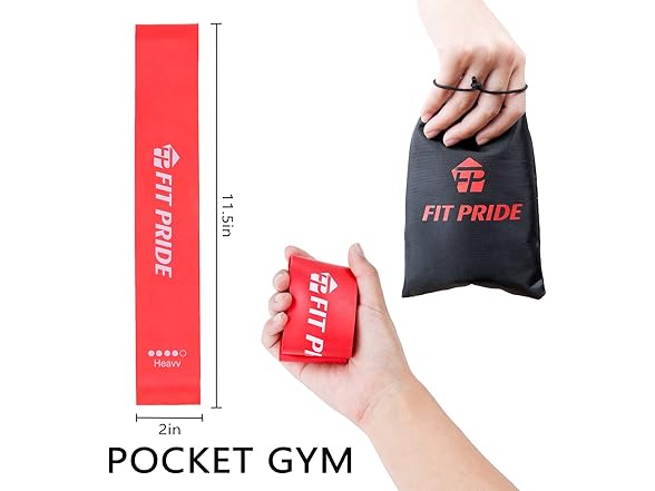 FIT PRIDE Resistance Loop Exercise Bands