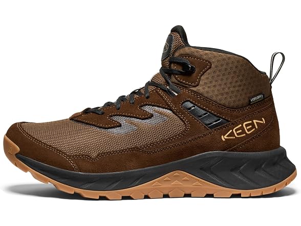 KEEN Men's Hightrail Mid Height Durable Lightweight Breathable Leather Waterproof Hiking Boots
