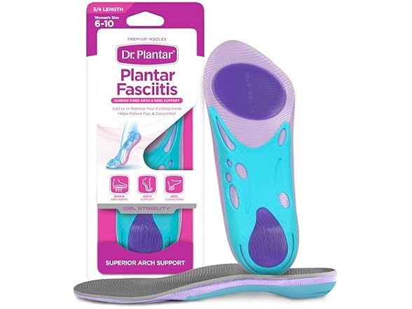 Dr Plantar Insoles Arch Support Womens
