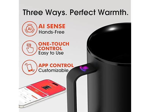 12oz Self Heating Coffee Mug