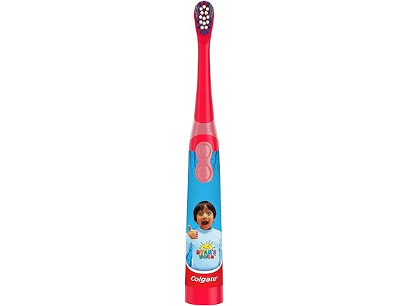 1PK Colgate Kids Battery Powered Toothbrush, Ryan's World
