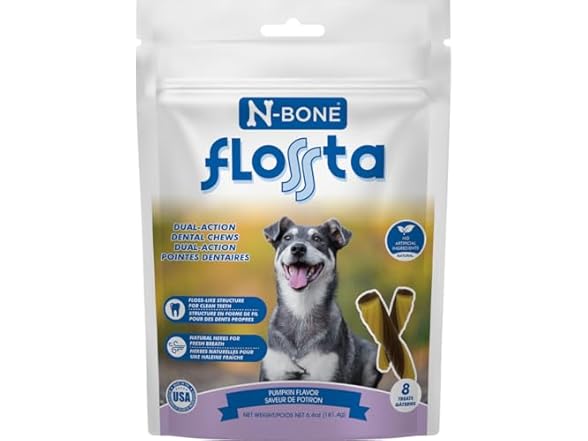 N-Bone Flossta Dental Chews for Dogs