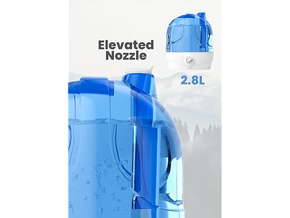 AZEUS 2.8L Ultrasonic Cool Mist Humidifier