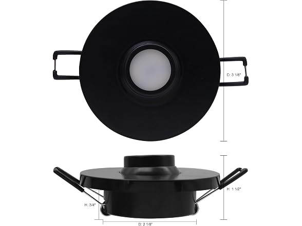 Facon Facon Rotatable Puck Reading Light with